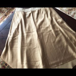 100% pure silk Talbots petite in Champagne